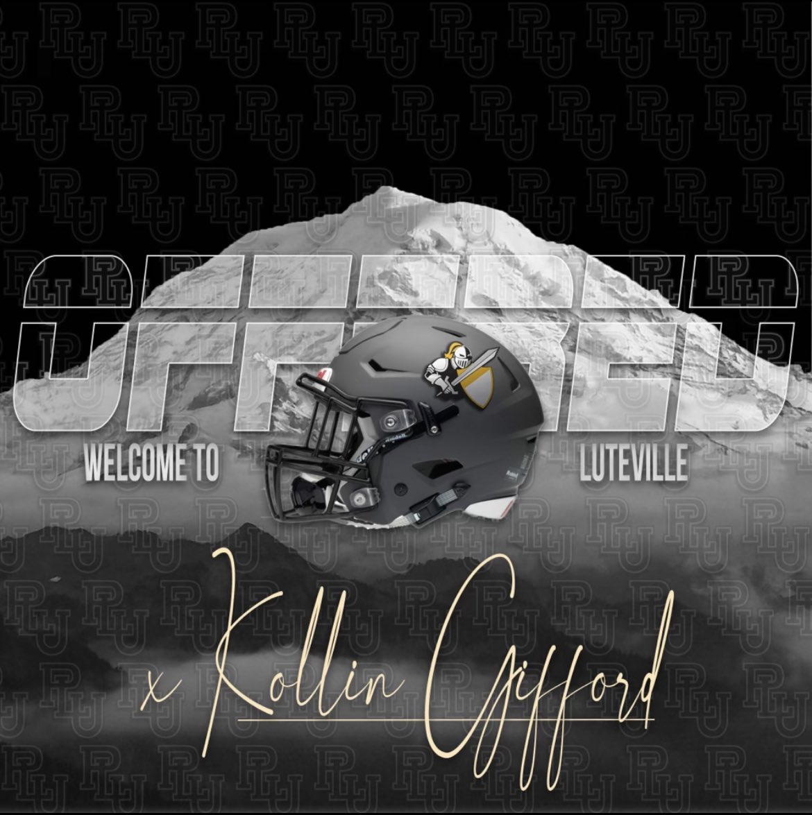 After a great in home visit with <a href="/BrantMcAdams/">Brant McAdams</a> and <a href="/CoachTravisPLU/">Coach Robinson PLU</a> I am excited to announce I have received an offer from <a href="/PLUFootball/">Pacific Lutheran Football</a>!!!
