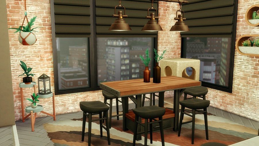 ashleyyangelina's tweet photo. Cozy industrial apartment 🤎🖤🤎
#simsbuilds #simscommunity #sims4 #thesims #thesims4 #sims4build #sims4speedbuild #ts4 #showusyourbuilds #simstagram #simstagrammers #speedbuilds #speedbuilder #somesimlishdecor #noccbuild https://t.co/MiKJYiIfTs