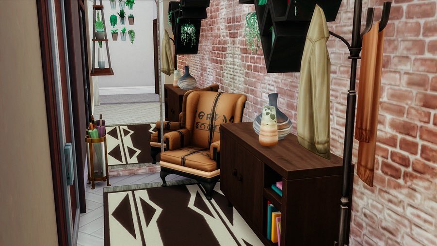 ashleyyangelina's tweet photo. Cozy industrial apartment 🤎🖤🤎
#simsbuilds #simscommunity #sims4 #thesims #thesims4 #sims4build #sims4speedbuild #ts4 #showusyourbuilds #simstagram #simstagrammers #speedbuilds #speedbuilder #somesimlishdecor #noccbuild https://t.co/MiKJYiIfTs