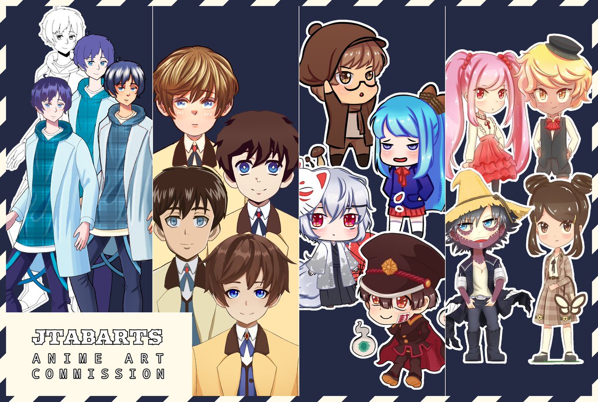 Jtabarts's tweet photo. Hi guys! I've finally decided to open an art commission to save me some money for Christmas and my birthday next month. 😊✨

I'll have one slot per week (or more if I'm not busy)... DM me if you're interested. Tysm for all the support! 😁💕

Rts &amp; likes are appreciated! ✨ https://t.co/RounBO6OH9