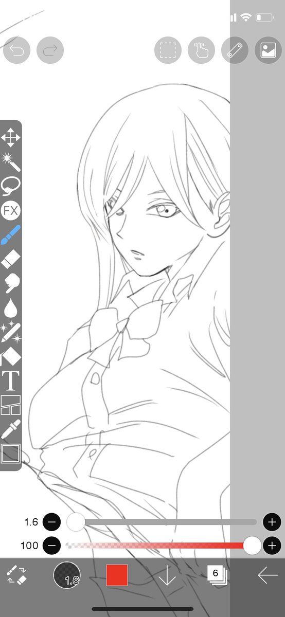 悩んでてもしゃーないからペン自作してみた
前に描いてた途中絵で試し描き
←フェードペンベースの自作ペン

→魔王鉛筆だったかな? 