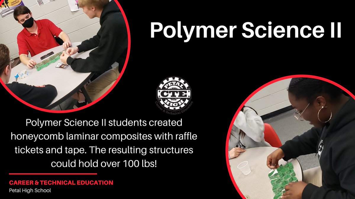 PetalHighCTE's tweet photo. #polymerscience #transformandthrive https://t.co/o16pJJ3YHd