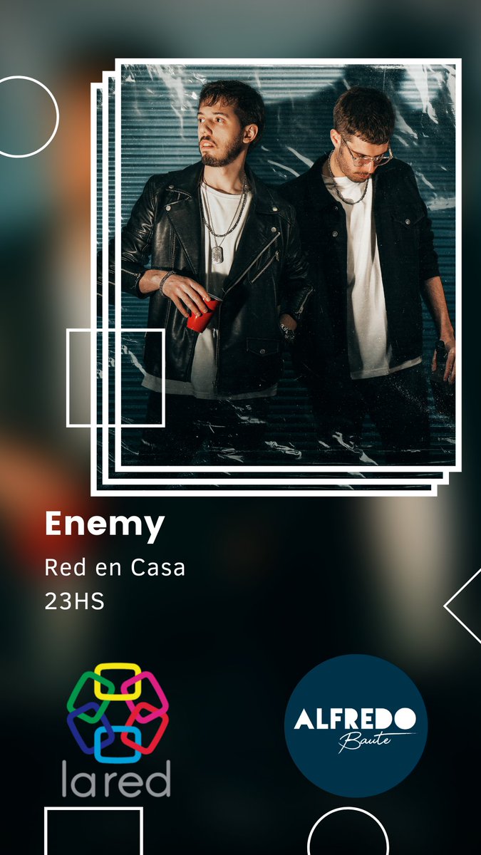 Prensa 16/11 

🕕 12HS <a href="/aguspadillauy/">Agus Padilla</a> en <a href="/lamananaencasa/">LA MAÑANA EN CASA</a> por <a href="/canal10uruguay/">Canal 10</a> 

🕚 23HS Enemy le va poner música a la noche de <a href="/lareduy/">La Red</a> junto a <a href="/maxipenaok/">Maxi Peña</a>