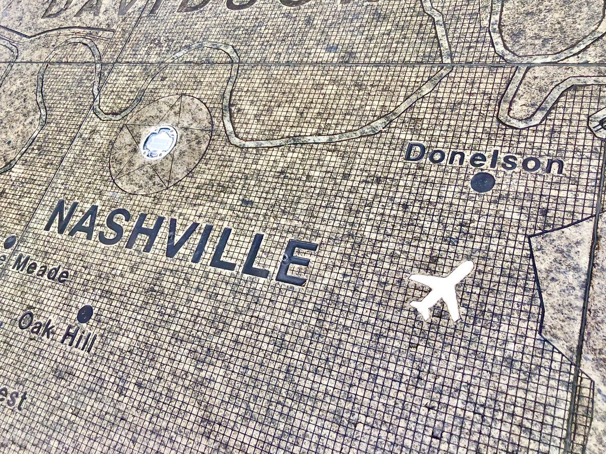 Fly_Nashville's tweet photo. The answer to yesterday’s “Where is it?” trivia question: The enormous state map at the Bicentennial Mall! ✈️ Have you explored it? It’s a beautiful place to visit on any season. #SeeTennessee https://t.co/TwwglDOEZY