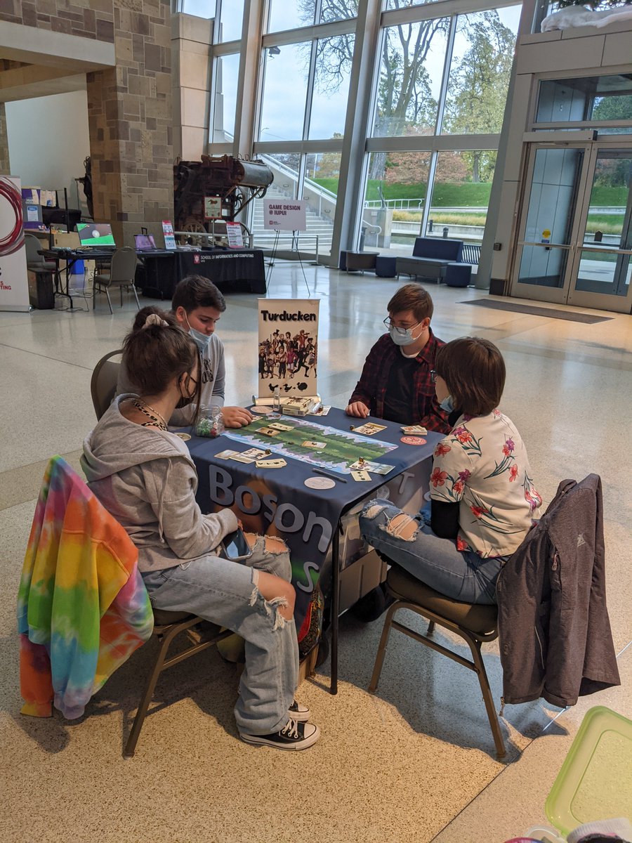 BosonStudios's tweet photo. We had a GREAT time at the Hoosier Gaming Expo this past weekend at the Indiana State Museum! Here are some pics from the event #hoosiergamingexpo #turduckengame #bosonstudios #capsandstones #tchotchkewars https://t.co/Yrt9bUsUjH
