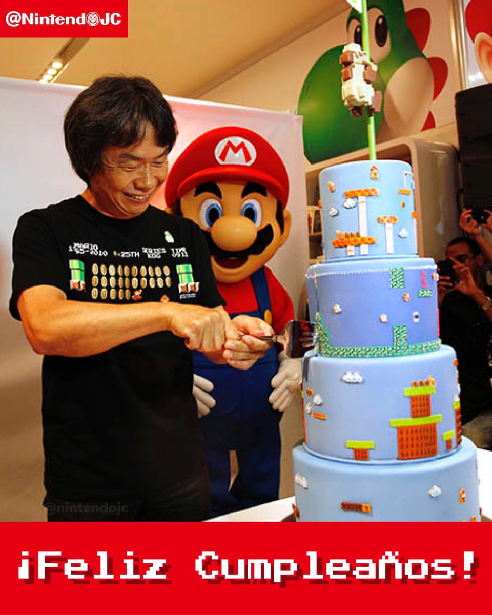 juancancinoc's tweet photo. ¡Feliz cumpleaños Sr. Miyamoto!
#Nintendo 
#Birthday https://t.co/1FrOfhNNhO