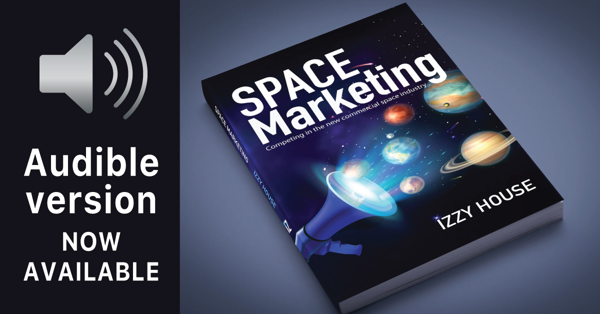 It's official! My book is now available on Audible! 
Space Marketing: Competing in the new commercial space industry is an introduction to marketing tactics and strategies through the lens of space. 

Get it here: audible.com/pd/B09LWHJBK9/…