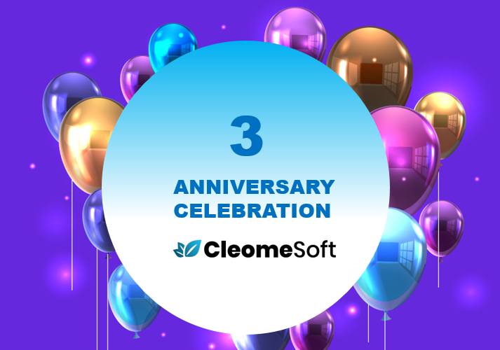 CleomeSoft's tweet image. #CleomeSoft Celebrating 3 years in Business. #Thankyou #employees #clients and #stakeholders.  We would not have made this awesome journey without your support and trust. Looking forward to celebrate many more successful years in business..