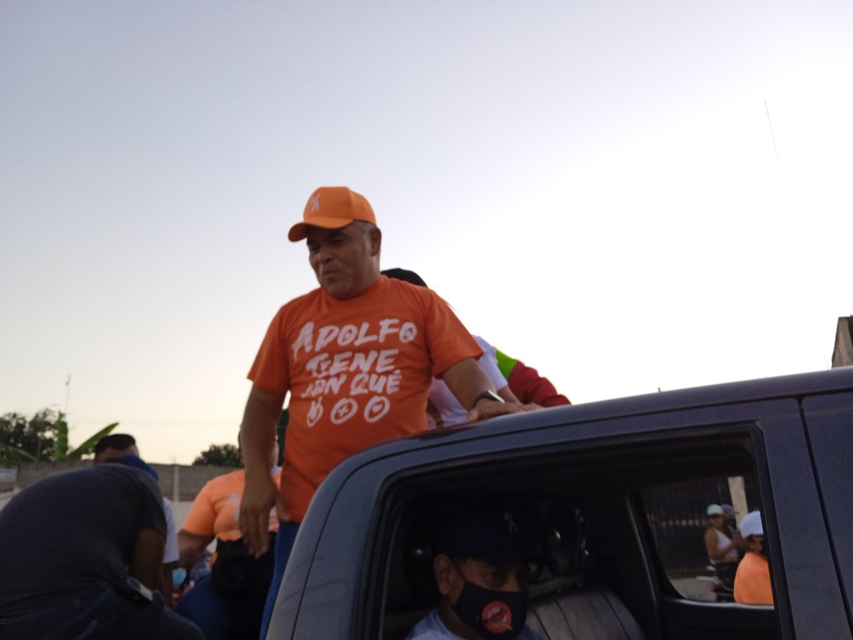 MBS1991AC's tweet photo. #15Nov | Acompañé a los Candidatos a la Gobernación Adolfo Pereira y Alcaldía de Jimenez Carmen Silva en la gran Caravana que se realizó en dicho municipio.
¡Seguimos construyendo la victoria perfecta!
#AdolfoTieneConQué 

@NicolasMaduro @AdolfoP_Oficial @PartidoPSUV @dcabellor https://t.co/SSIaiLdw4I