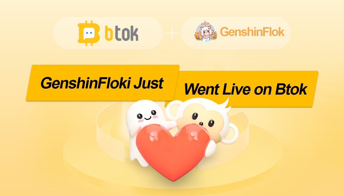 Btok_official's tweet photo. 📢【GenshinFloki Just Went Live on Btok】
🔗Official Website: https://t.co/DMdP7NCB2R
✅Deposit: 20K USDT
⏰Conversation Page Banner: 16th November - 23th November 
✅Audit Report: https://t.co/UvaSFCRTDv
@GenshinFloki https://t.co/fJn02Ldlde