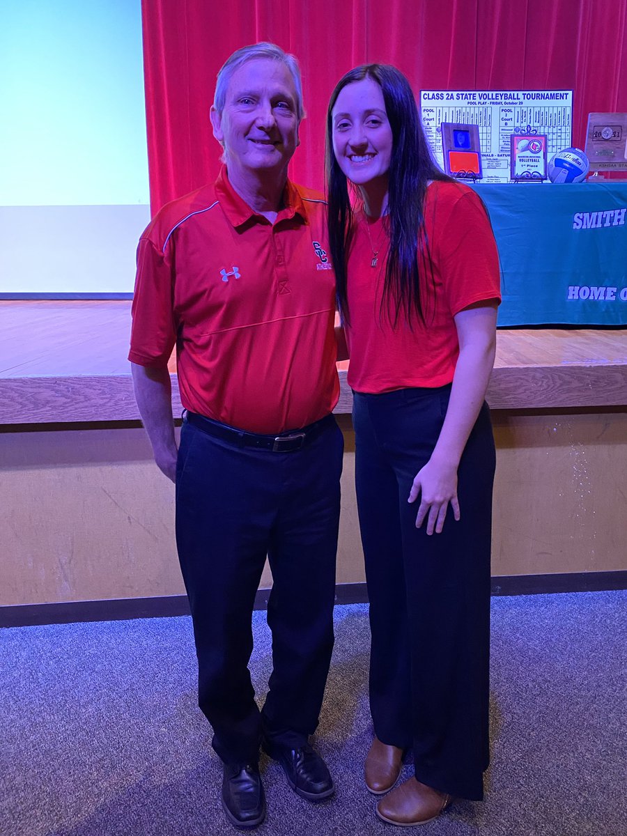 SCLadyRedVball's tweet photo. Coach Linn was named KVA 2A Coach of the Year and Tallon Rentschler is your KVA 2A Player of the Year! Congratulations you two!! So awesome! https://t.co/GnYBC3TpFk