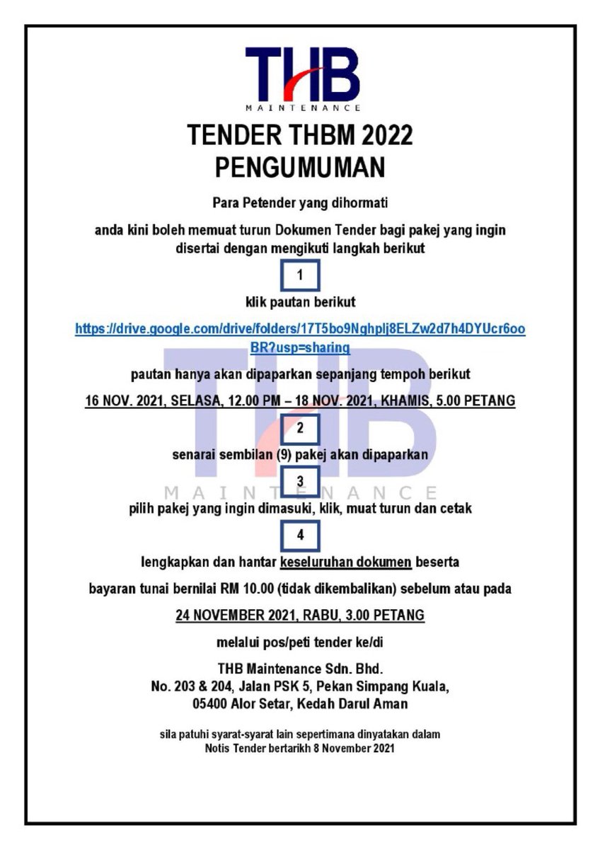 THB Maintenance Sdn Bhd (@THBM_HQ)  Twitter