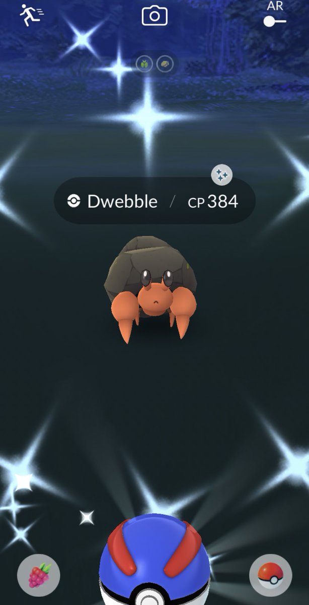 RogueCree's tweet image. 😂Welllll i guess i have the shiny family now ✨ #Shiny #Dwebble