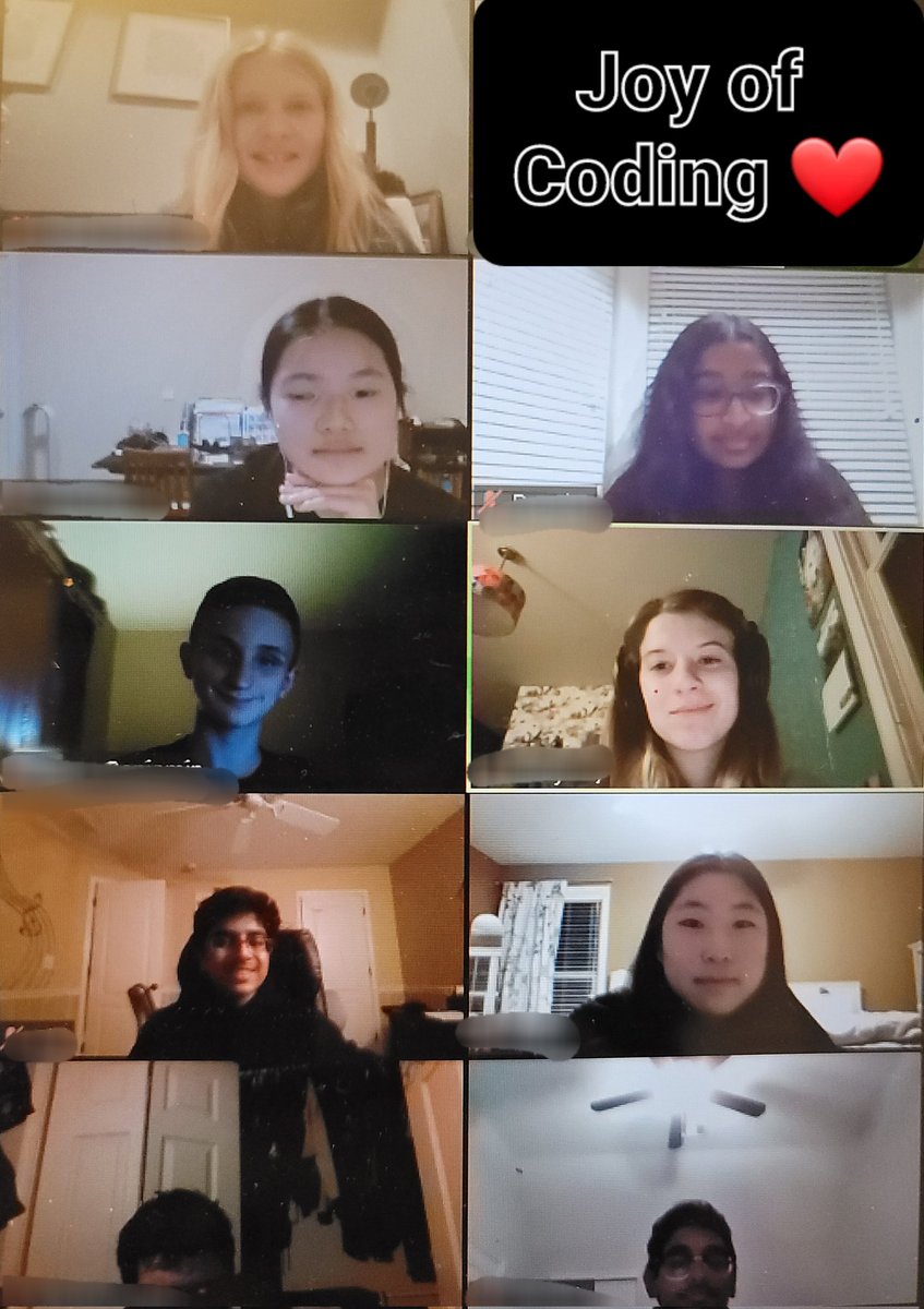 firststartcs's tweet image. These kids are the best! Love seeing them each week! Proud of all their hardwork this semester 🥰 #firststartcs #firststartartstudio #VirtualCoding