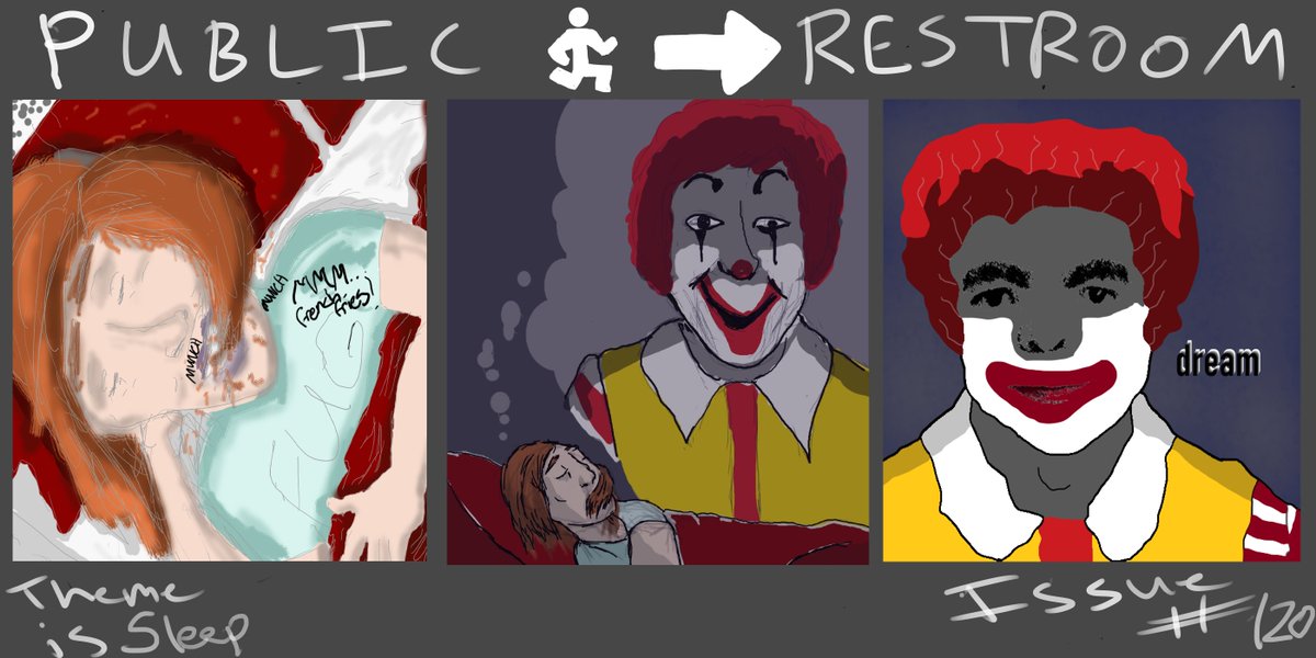 PublicRRComic's tweet photo. Have you dreamed of this clown? #webcomic Issue #120 https://t.co/sDlIOrKi4j
