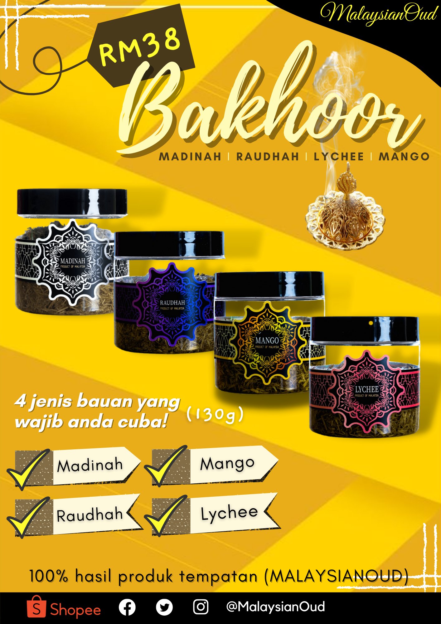 Bukhoor yang paling wangi