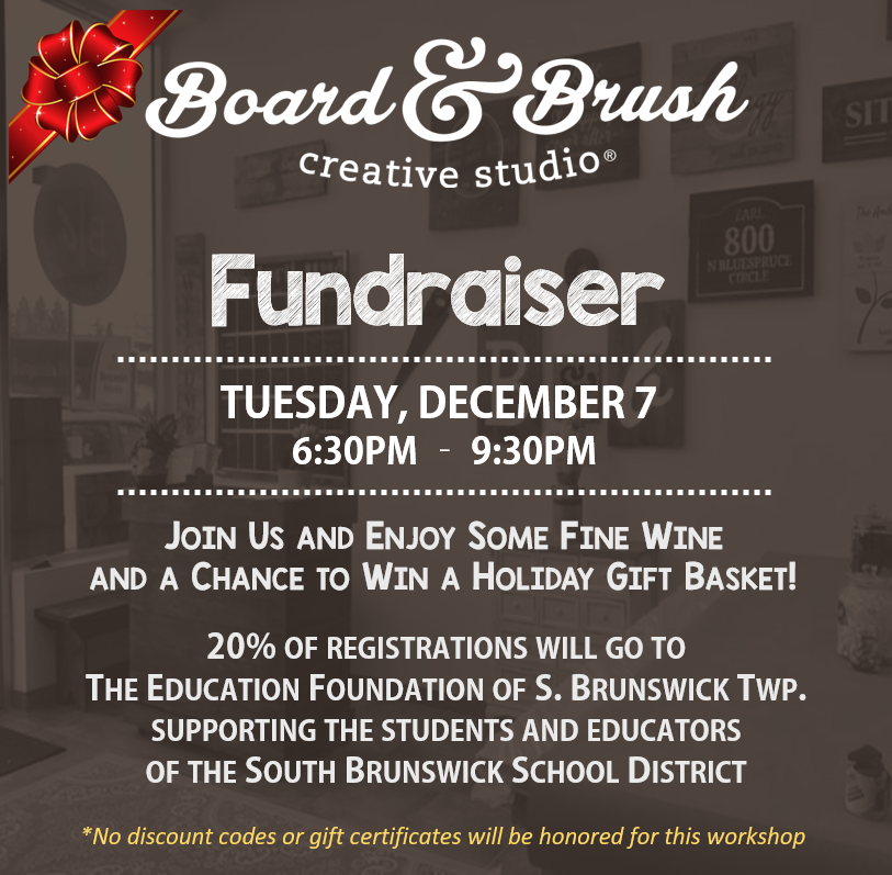 EdFoundationSB's tweet photo. Get Together With Friends For A Fun Night Out
and Support the Education Foundation of S. Brunswick!

Create a Unique Custom Gift for the Holidays!
Register at: https://t.co/BlmyO9jm3G https://t.co/eTc0GScKkz