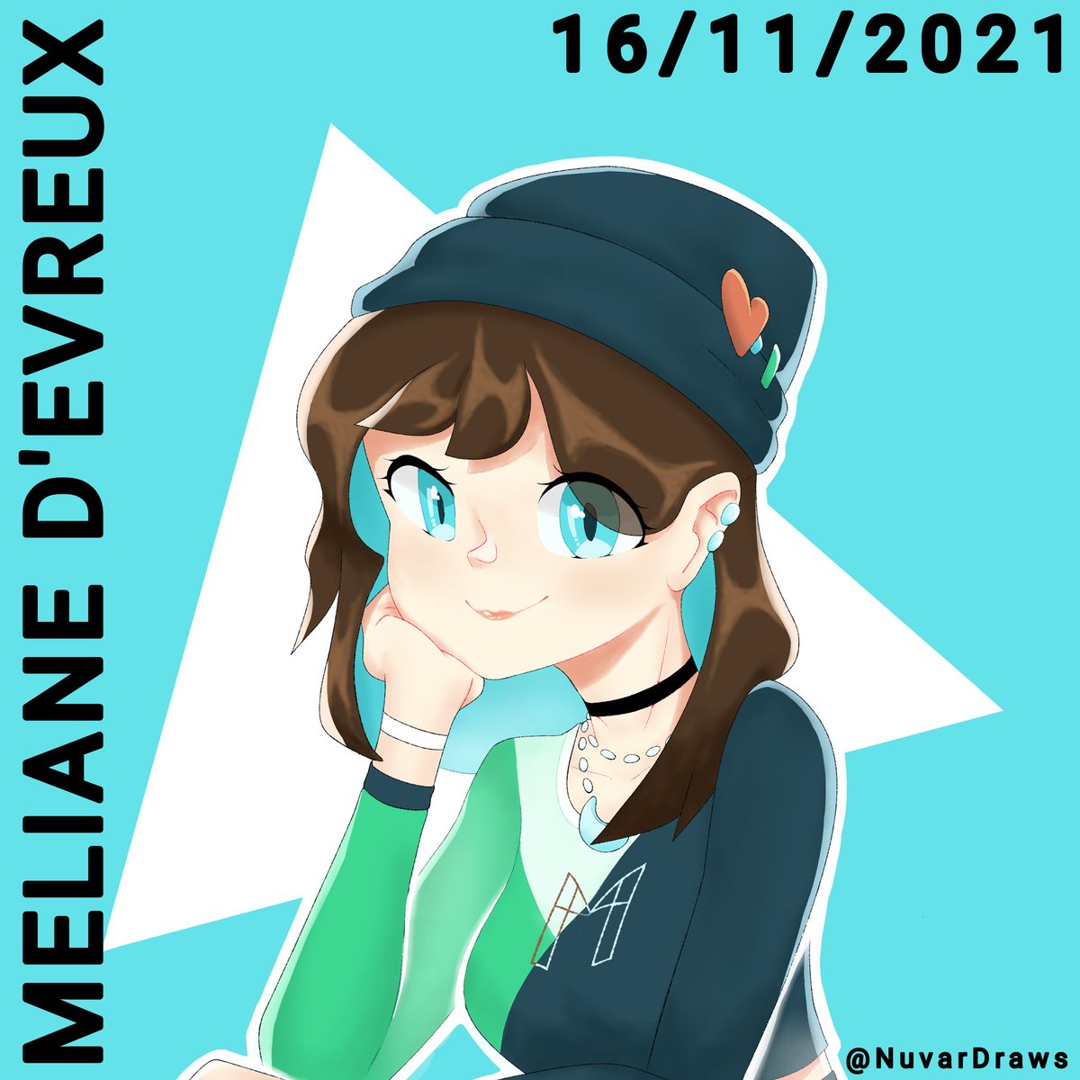 NovaStarXD2's tweet photo. drew a friend's oc cuz I was bored.
thanks to dis I can stop procrastinating coloring hairs.

#fanart #nuvardraws #cute #art #drawing #kawaii #animeart https://t.co/gXBVASyYFh