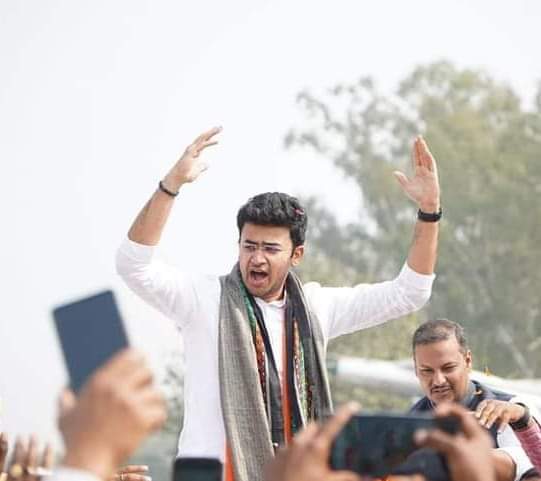 BjpBe's tweet photo. Many Happy birthday to our @BJYM President! You always inspiring and motivating us by your determination and commitment for service of the nation and @BJP4India.

Wishing for your good health and prosperity in life.🙏
#HBDTejasviSurya https://t.co/UXWLnKlqxb