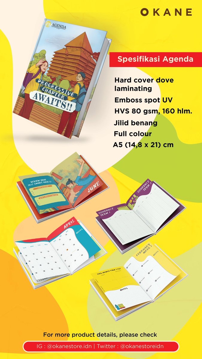okanestoreidn's tweet image. 📣 OPEN ORDER AGENDA UI 2022😱 📣 

Halo, Pejuang PTN! 🙌❤️
Saat ini Okane Store sedangan menjual Agenda UI 2022 , lho!