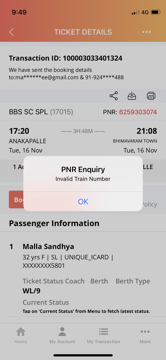 mallasree's tweet photo. @IRCTCofficial @IRCTC_News we have world’s best railway connectivity. Millions of people’s in India first choice is railways for their daily travelling. But most of the people facing so many software(app) problems while booking their tickets. For example https://t.co/vgzC3JECqA