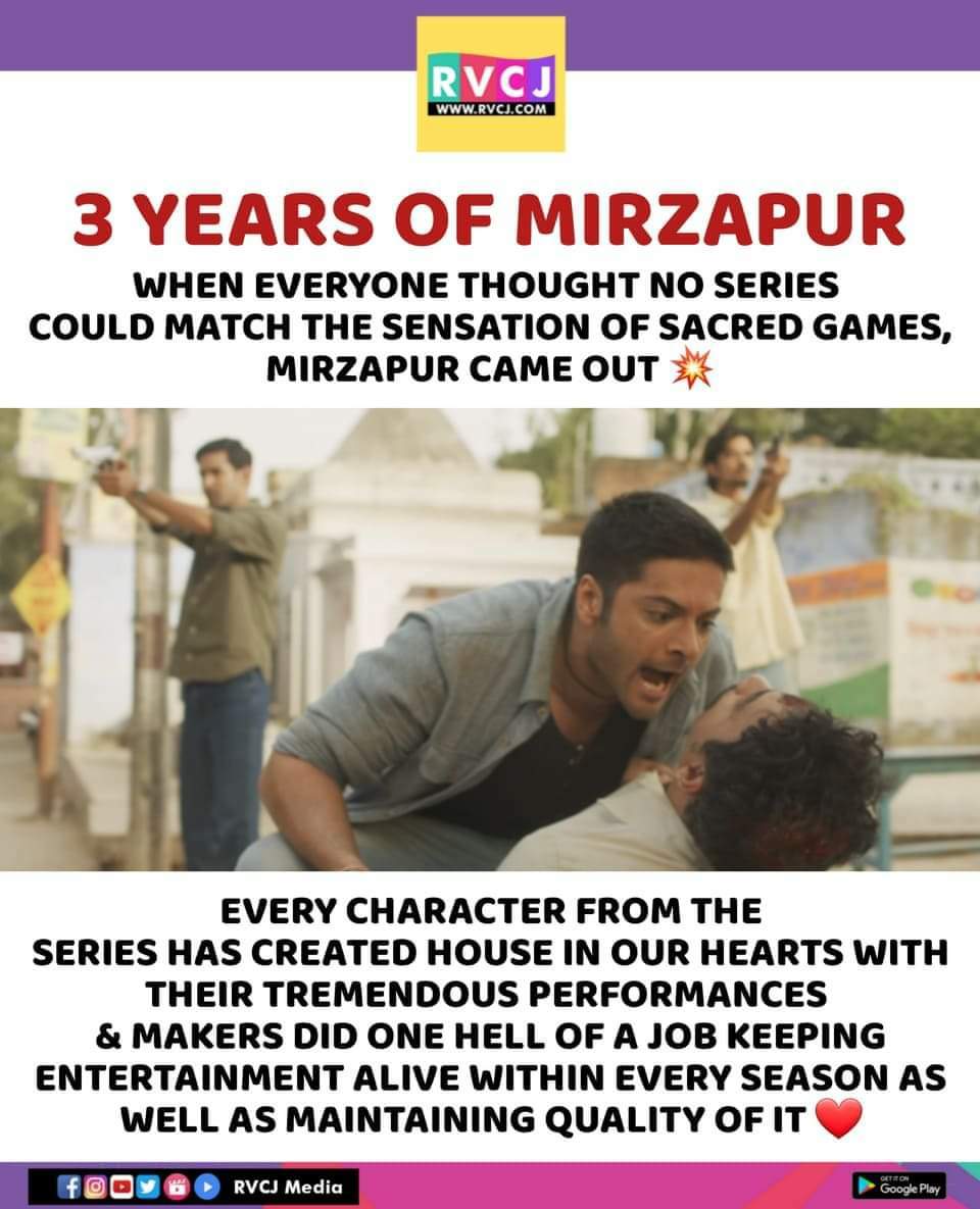 rvcjmovies's tweet photo. Mirzapur
@TripathiiPankaj @VikrantMassey @alifazal9 #mirzapur #guddubhaiya #bablupandit #munnabhaiya #kaleenbhaiya #rvcjmovies https://t.co/H64g792gJz