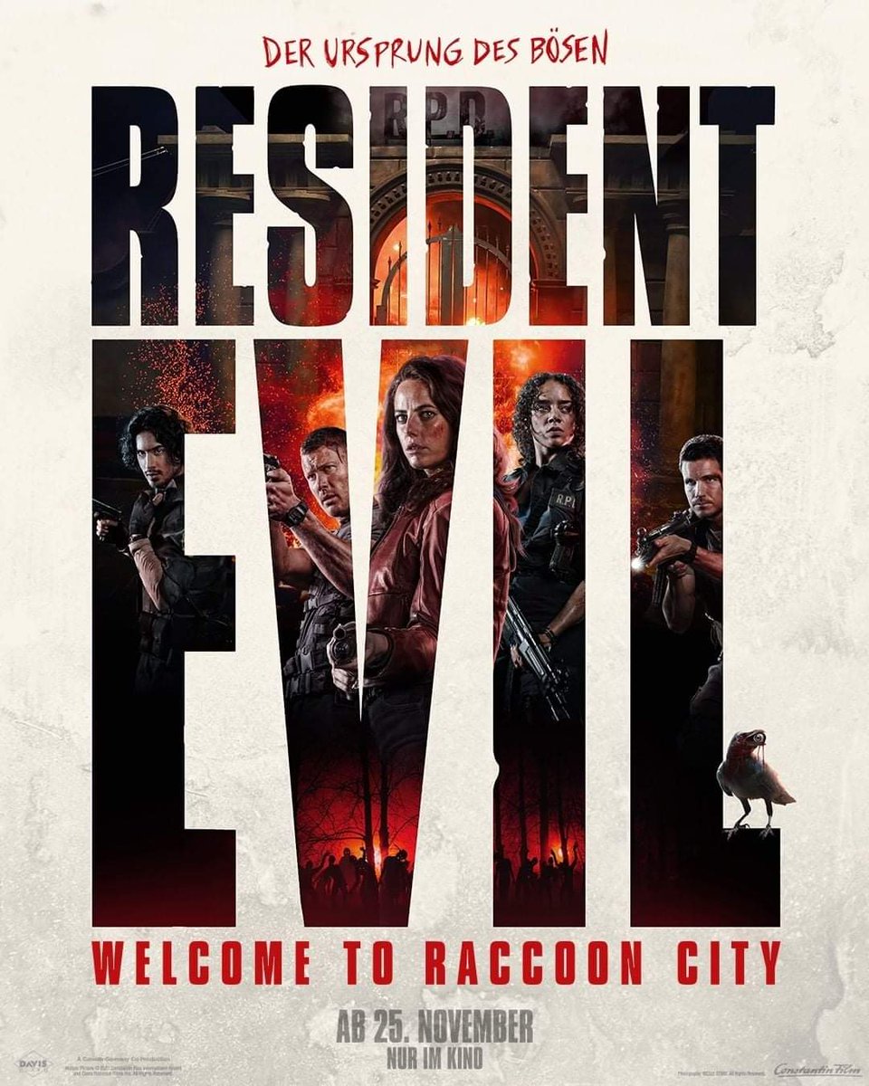 Filme Resident Evil: Welcome to Raccoon City é adiado para