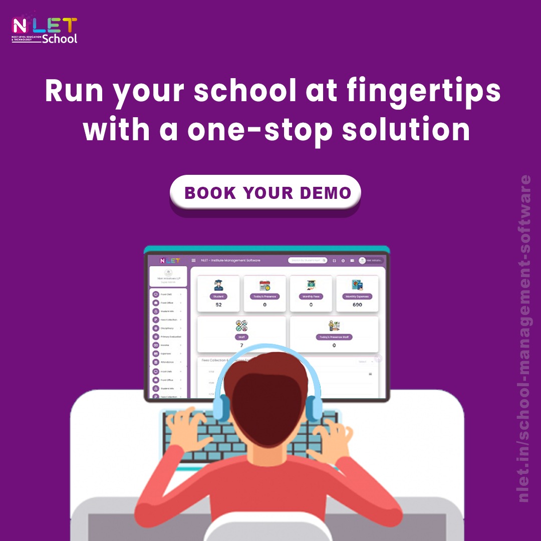 nletschool's tweet photo. A cloud-based platform that offers a comprehensive set of digital tools needed to manage a school effectively — administration, academics, assessments and award-winning content solutions for everyone!

🌐https://t.co/vxVTQKhdTH
.
#schoolmanagementsoftware #schoolsoftware https://t.co/ktdlRnbbDt