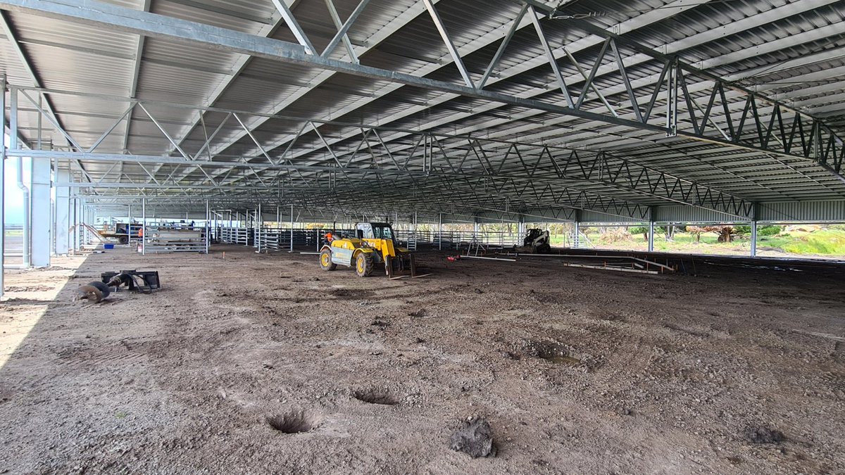 ActionSteel's tweet photo. Some progress shots of this impressive 45 metre span covered yards facility.
📍Winchelsea VIC
#BigSheds #ProWayAUS https://t.co/zgapXuFdNW