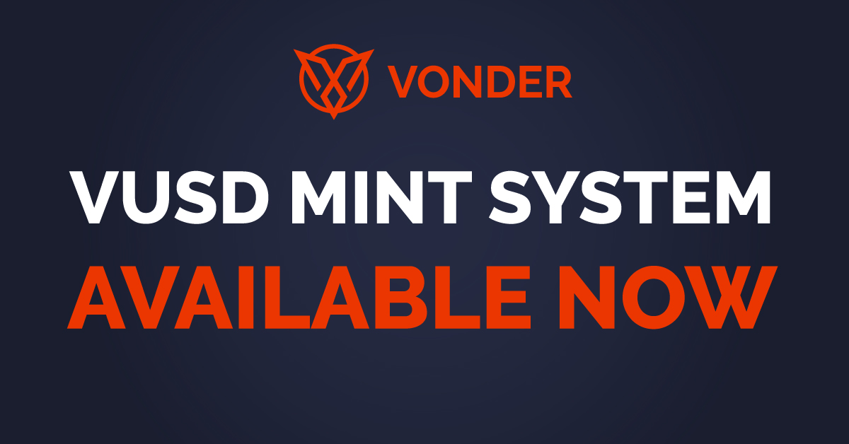 📣Announcement📣
VUSD Mint system is available now
Let's Mint : x.vonderswap.finance/#/mintredeem

HODL your $VON from BSC now app.vonderswap.finance/farm
HODL your $VON from BKC now app.vonder.finance
📢Join our Community📣
t.me/vonderersthai
discord.gg/p5HceyfMrf

#VONDER #DeFi