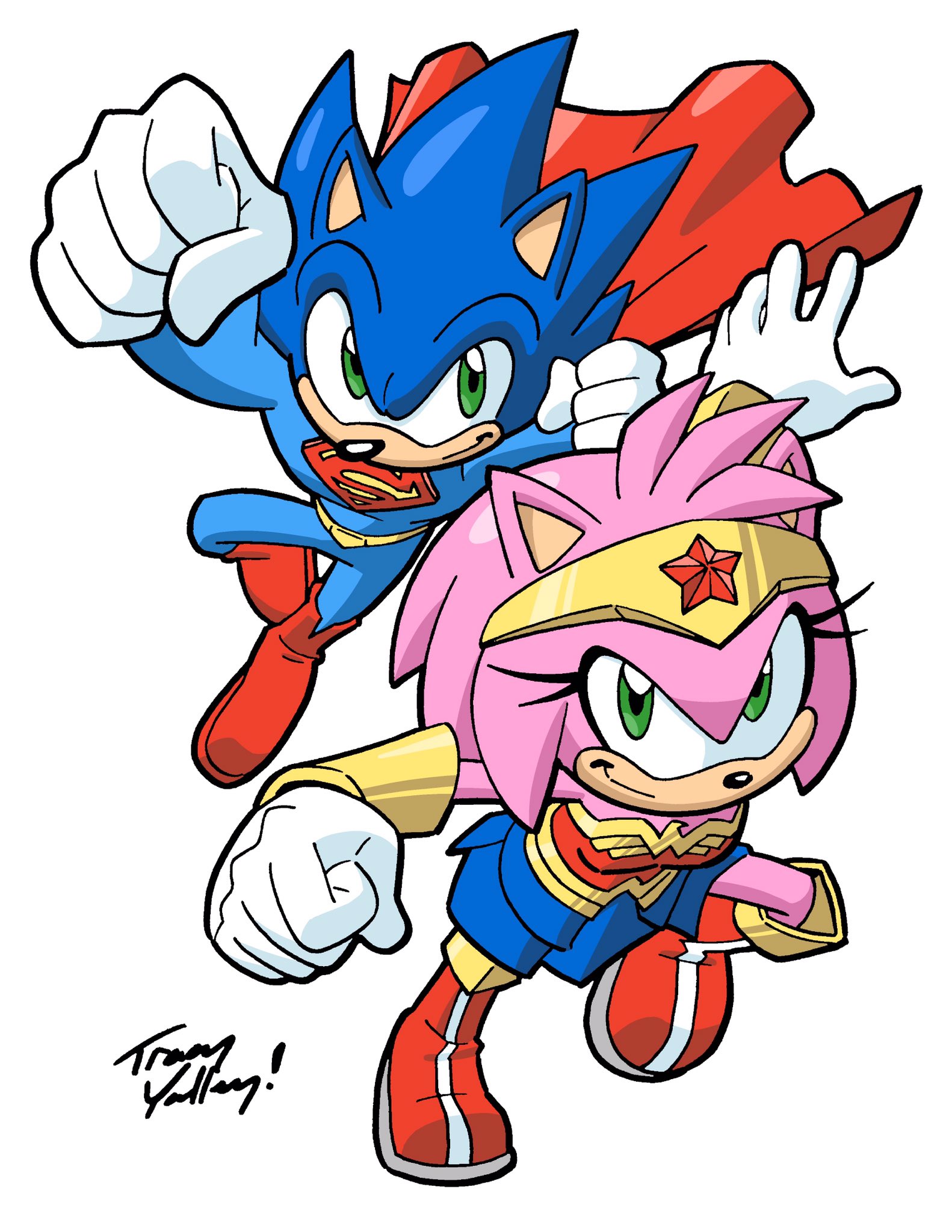 Tracy Yardley's drawing of Julie-Su and Rouge! : r/SonicTheHedgehog