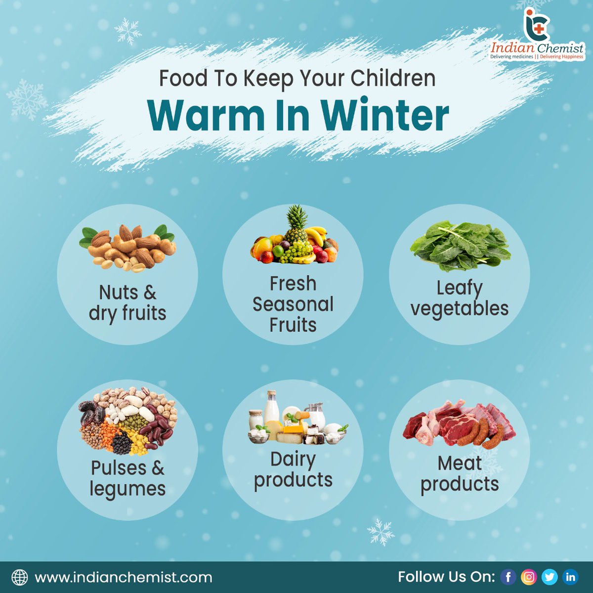 ic4you_india's tweet photo. One of the struggles that every mother faces in winters is keeping their child’s immunity intact. Here are some winter superfoods for kids that build up strong immunity. @ic4you_india
#indianchemist #medicine #ecommerce #medicalstore #onlinestore #onlinepharmacy #Pharmacists https://t.co/e1WkwfI7ch
