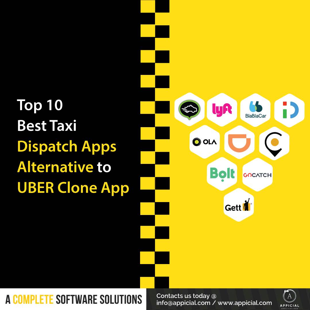 appicial's tweet photo. Are you looking for cloud-based taxi dispatch system alternatives? This article will look at the top 10 best taxi dispatch apps alternatives to the uber clone app. more info: https://t.co/6s7tDxK7h2
#uberclone #grab #blablacar #indriver #ola #didi #cabify #bolt #gett #GoCatch https://t.co/nTGrhdTskv