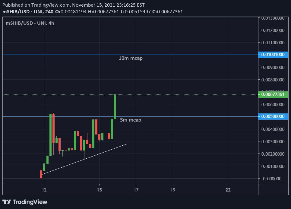 therainiac's tweet photo. Still under 10m MC guys... I tried to warn you. The team is legit. #minishiba $mshib https://t.co/ws2fW77YoP