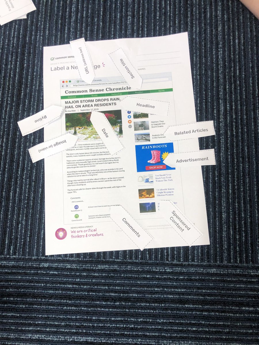 vpriyatech's tweet image. First in class lesson teaching about the purposes of different parts of an online news page. So much fun having students interact @AISChennai @ThorpeBritt #AISCGrade5 #AISCLearner #AISCTech #AISCInTheClassroom