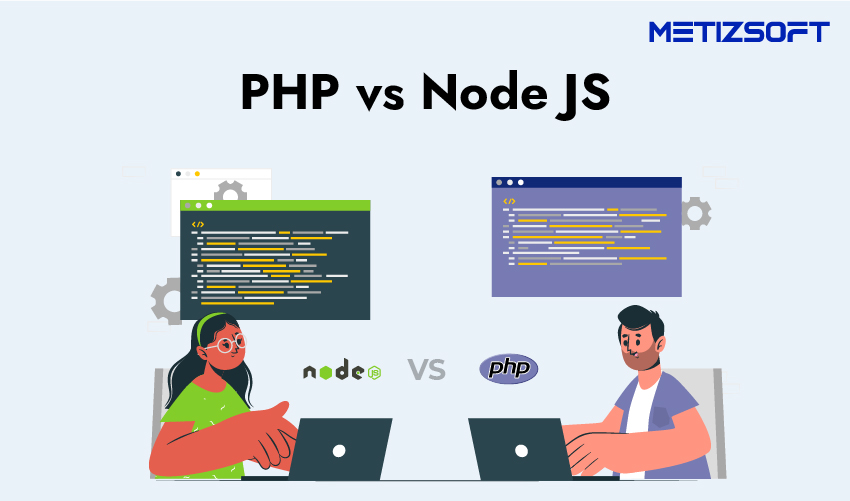 Metizsoft's tweet image. Are you often confused 🤔 about choosing between one of the PHP and Node.JS technologies for your web development project? Read our blog to learn which one is best for you 💁 bit.ly/3DoEJaE
#phpvsnodejs #webdevelopment
