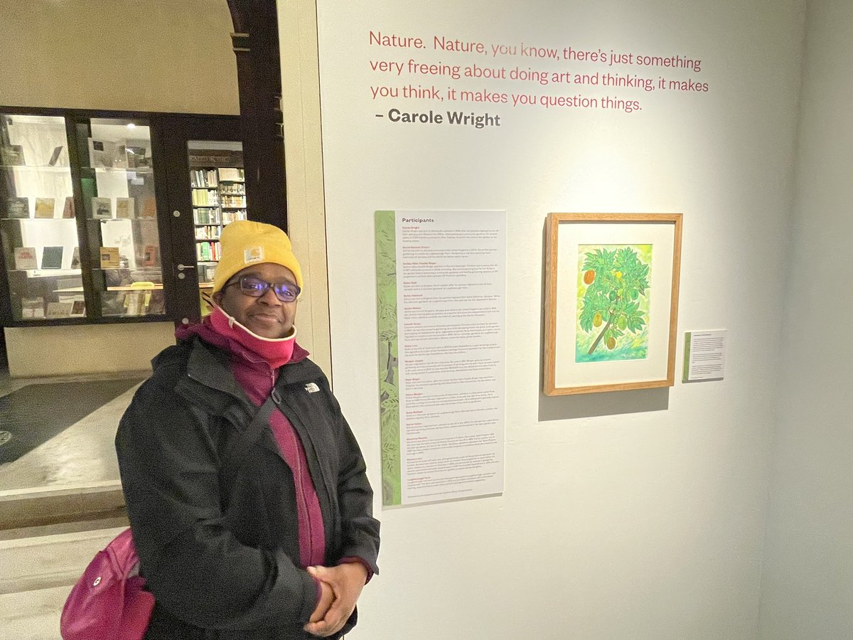 Blak_Outside's tweet photo. 1st day of #SowingRoots @GardenMuseumLDN a free exhibition on Caribbean growers/gardeners in #SouthLDN I’m in with my Jamaican grandparents our artefacts &amp; 14 others stories ends 22.02.22 #AncestralKnowledge #CreativeResilience #BlakOutside https://t.co/4GwfDnip4b
