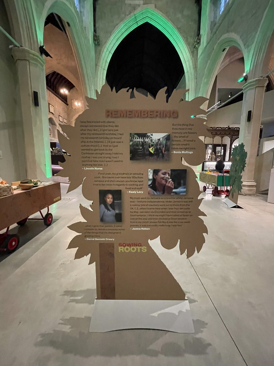 Blak_Outside's tweet photo. 1st day of #SowingRoots @GardenMuseumLDN a free exhibition on Caribbean growers/gardeners in #SouthLDN I’m in with my Jamaican grandparents our artefacts &amp; 14 others stories ends 22.02.22 #AncestralKnowledge #CreativeResilience #BlakOutside https://t.co/4GwfDnip4b