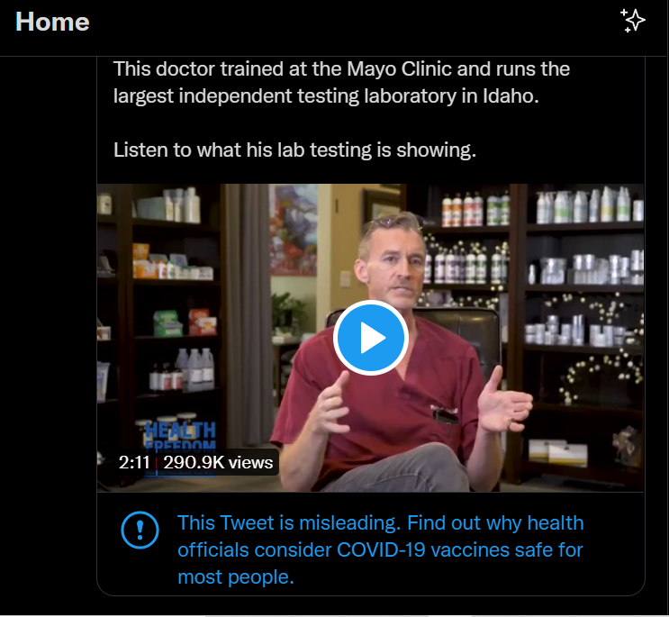 VBcoachInCali's tweet photo. @ToriaMart Hey @Twitter! He is a Health Official. Or is it he's not a TWITTER approved Health Official?

#CommieTwitter https://t.co/s3yG8LyKjO