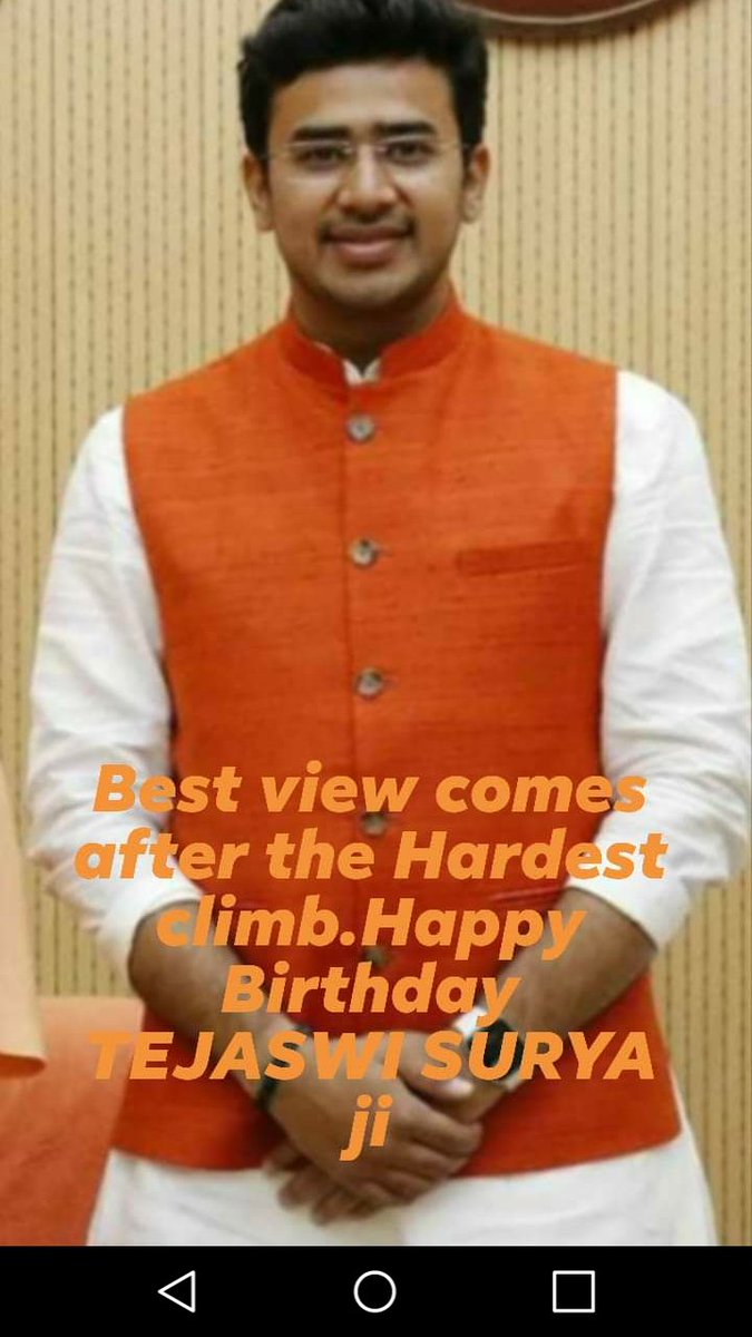 @NavinGu28836736 @Tejasvi_Surya @BJYM @BJP4MP @BJP4India @narendramodi @SoniaGurnani19 @AnitaVyas14 @vdsharmabjp @GSukhpreet @ushadubey031 @PadmaSi03 @kaur_ravindra @PMuralidharRao Happy Birthday To Our Dear MP 

#HappyBirthdayTejasviSurya