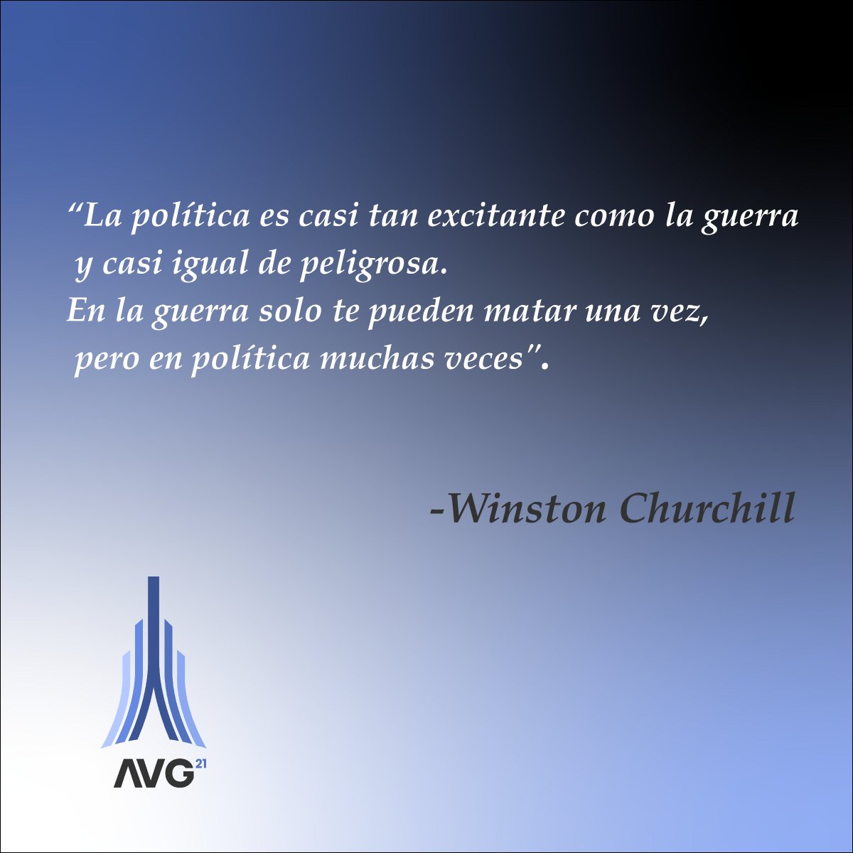 avidelvg's tweet image. Más allá de las derrotas políticas y electorales, lo importante es apegarse a una buena estrategia para lograr construir la victoria del mañana.🏆✅

#AVG21 #InmersiónTotal