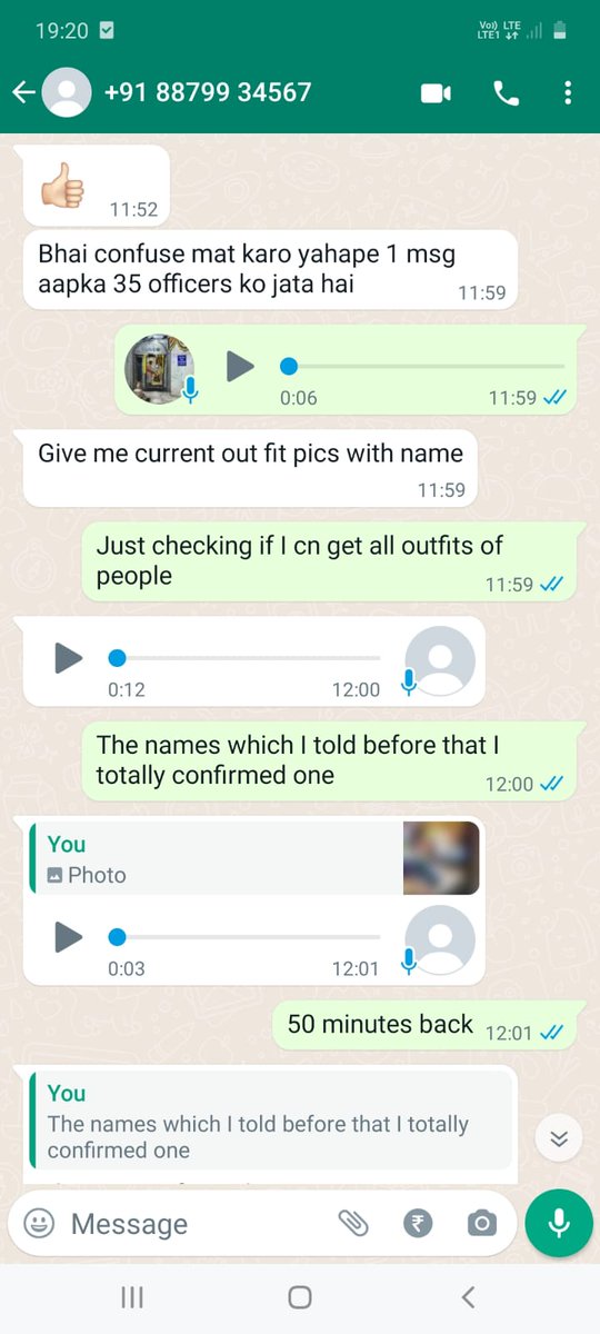 nawabmalikncp's tweet photo. Re- posting the whatsapp chats between K P Gosavi and an informer for those doubting the authenticity of the same.
K P Gosavi's number is visible here and open to verification, he is currently in the custody of Pune Police. https://t.co/wScPGk4jiE