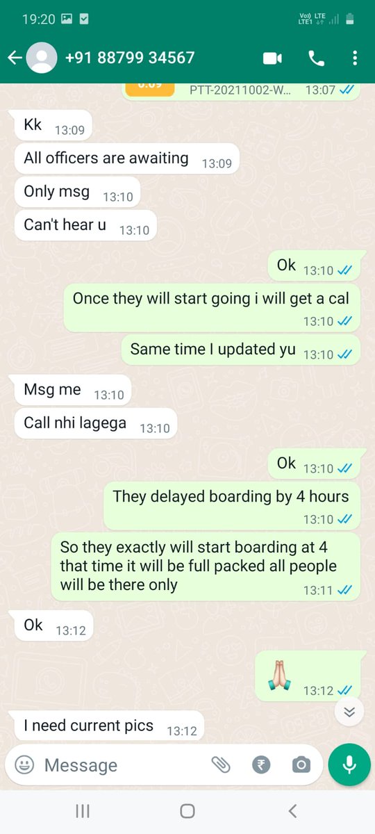nawabmalikncp's tweet photo. Re- posting the whatsapp chats between K P Gosavi and an informer for those doubting the authenticity of the same.
K P Gosavi's number is visible here and open to verification, he is currently in the custody of Pune Police. https://t.co/wScPGk4jiE