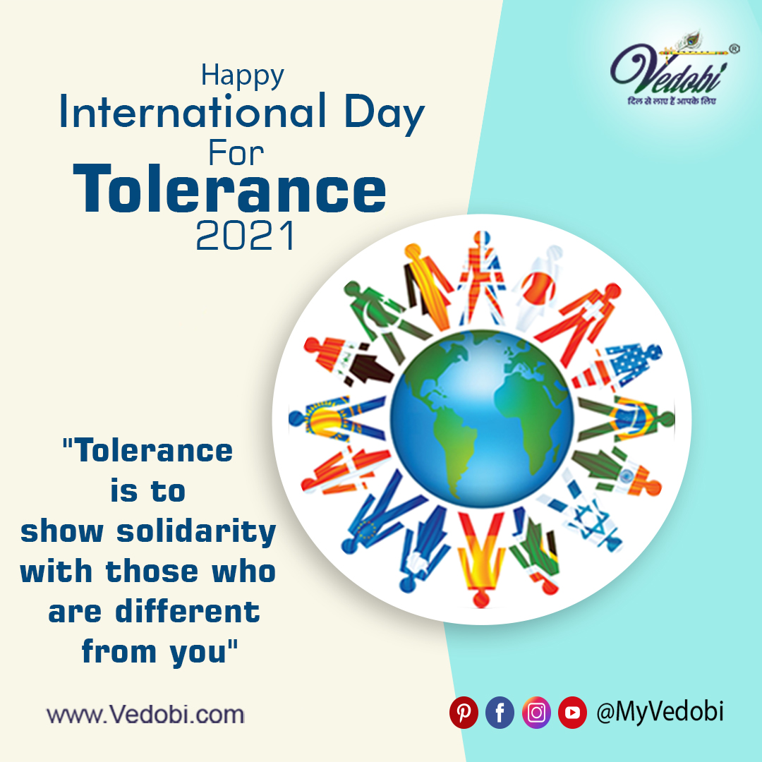 MVedobi's tweet photo. Happy International Day For Tolerance 2021 
#myvedobi #vedobiayurveda #vedobi #tolerance #internationaldayfortolerance2021 https://t.co/Sr2Rwxzyfm