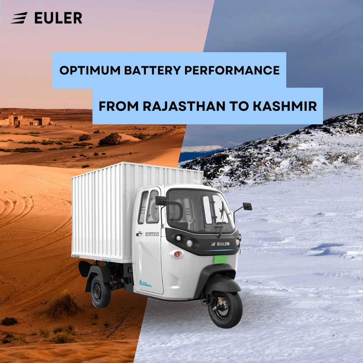 Be it the deserts of Rajasthan or the snow clad mountains of Kashmir, Euler’s ArcReactor Technology ensures you get optimum power wherever you go. #BadaSochoHiLoadSocho https://t.co/TYyNPM9ZOX
