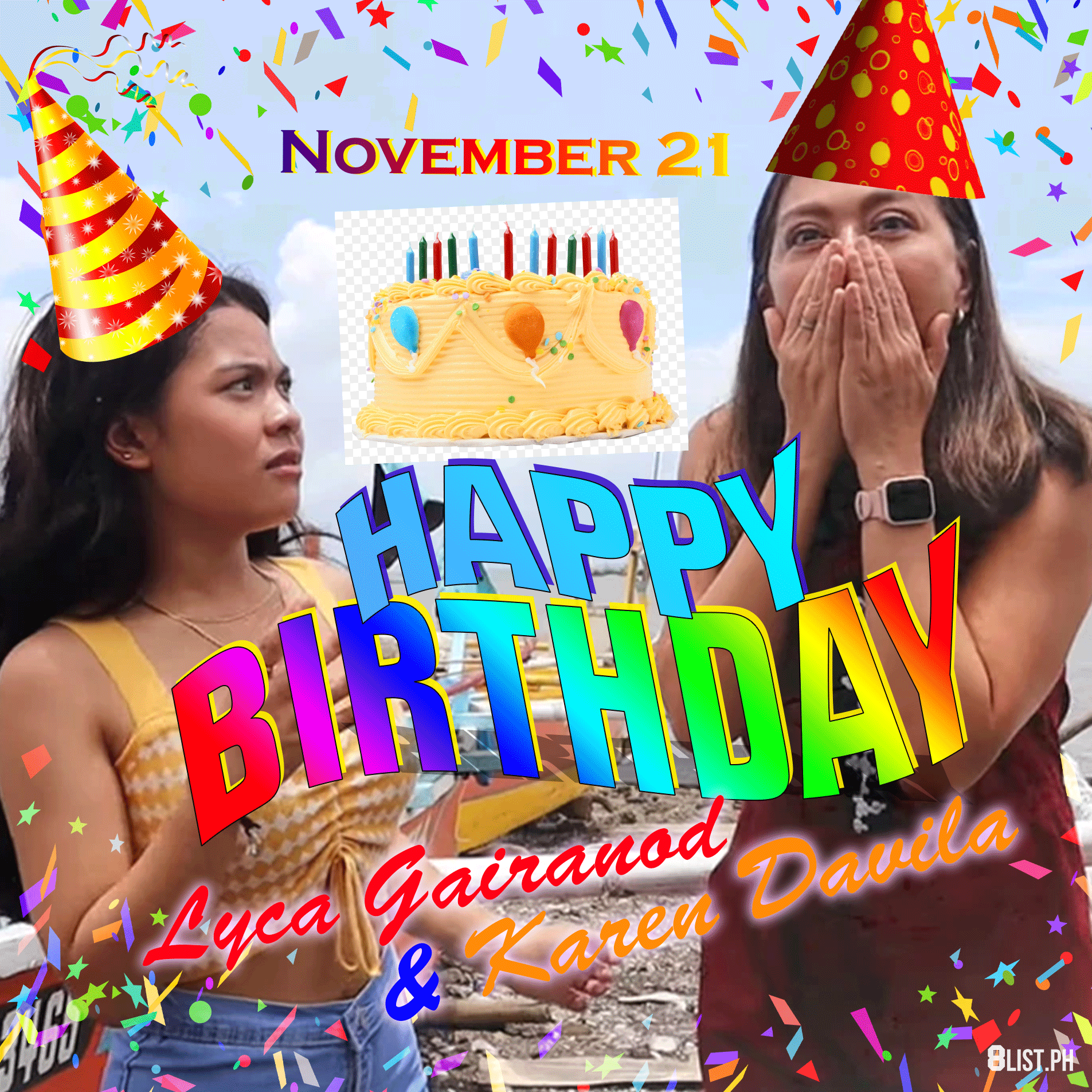   IT\S NOVEMBER 21! HAPPY BIRTHDAY QUEENS LYCA GAIRANOD AND KAREN DAVILA!  