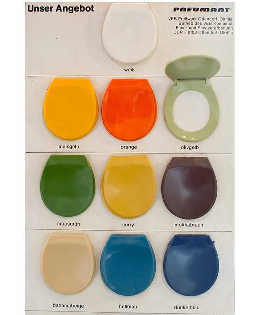 DDR_Reklame's tweet photo. Die Wort-Bild-Marke «Pneumant» wurde 1959 eingeführt und war hauptsächlich als Reifenhersteller bekannt. Aber nicht ausschließlich wie wir sehen.
#Pneumant #Toilettensitze #Klodeckel #WC #Toilette #Plaste #Elaste #Plastik #DDR #GDR #Reklame #Ostalgie #EastGermany https://t.co/zcg6pzFjQ8