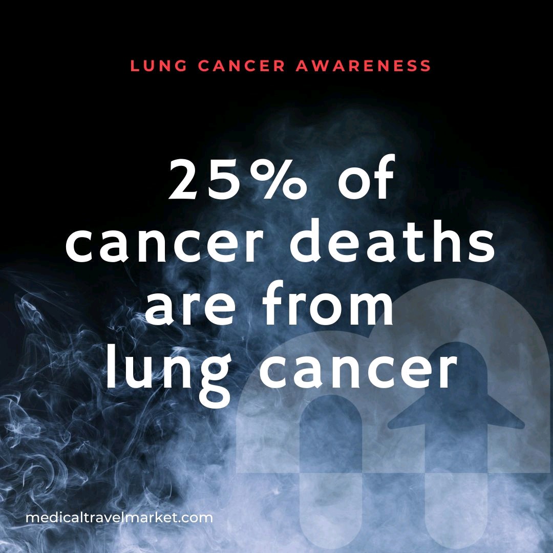 MedTravelMarket's tweet photo. Let's stand together against lung cancer - the leading cause of cancer death, regardless of gender or ethnicity. #LungCancerAwarenessMonth https://t.co/TCKJfY7epS