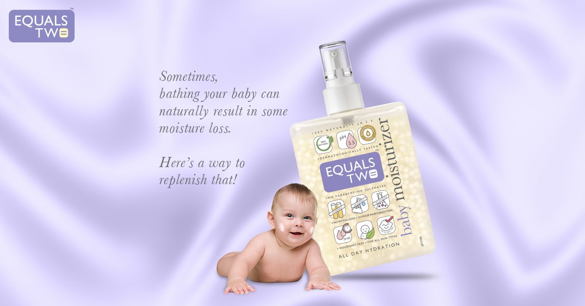 equalstwoworld's tweet photo. Bathing your little ones everyday can result in dry skin, and no mommy wants that, right? After their bath, using EQUALSTWO Baby Moisturizer will help keep their skin soft and supple!

More on: https://t.co/m4aaLrcEsu

#RootedInYou #BabyMoisturizer https://t.co/G31nsxAezv