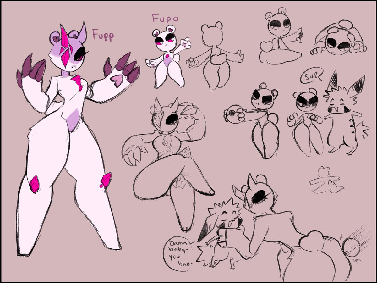 fuppfuc69's tweet photo. Pokémon Fupp or whatever 

Might change it or something since idk- 
Fupo off limits, keep it sfw for that one https://t.co/Hx8nq5rKl5